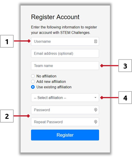 Contest Registration Page